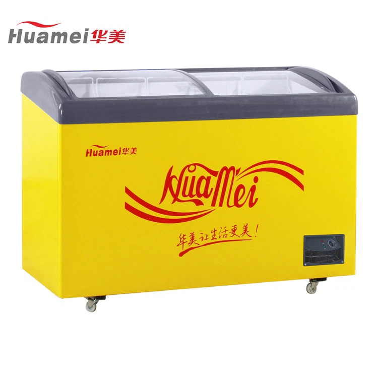 388L Ice Cream Cake Display Freezer