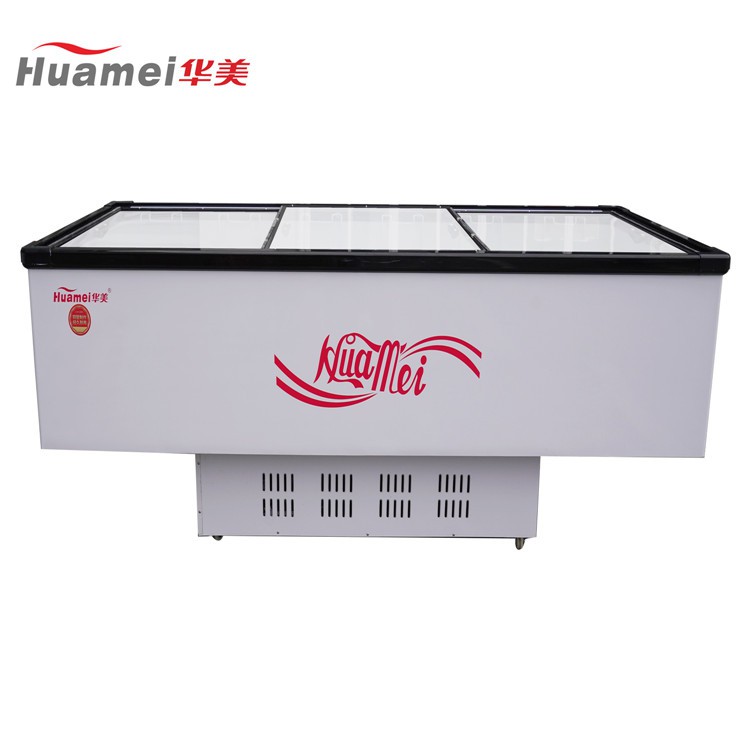 HD-2500X Frozen Food Display Island Freezer